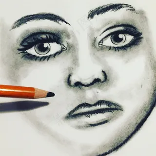 人物头像素描图片