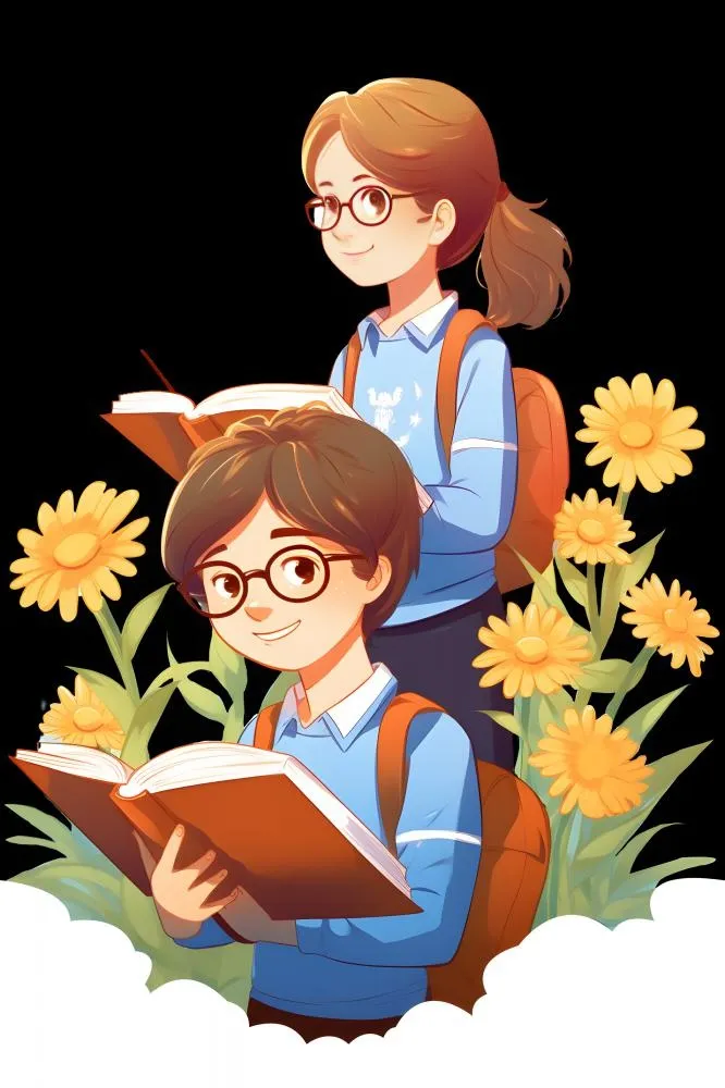学生学习校服元素(2400x3600)