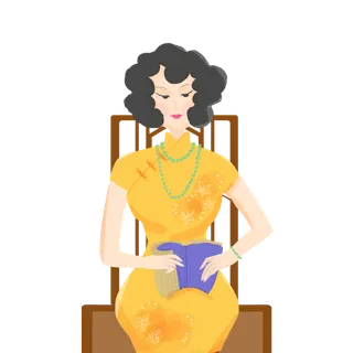 传统旗袍美女 (54)