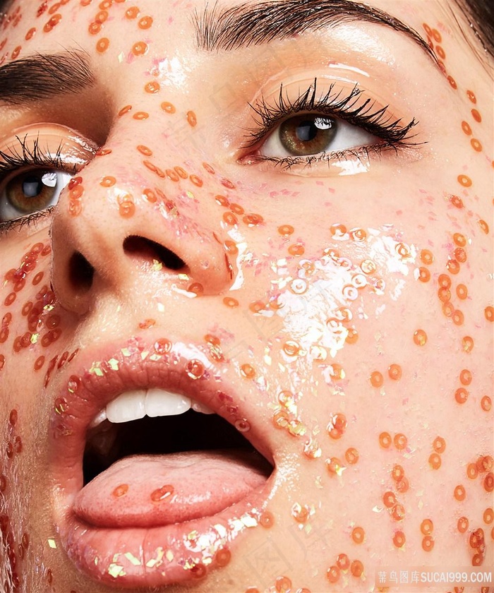 化妆品模特美容