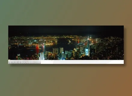 香港太平山顶夜景 香港太平山顶夜景