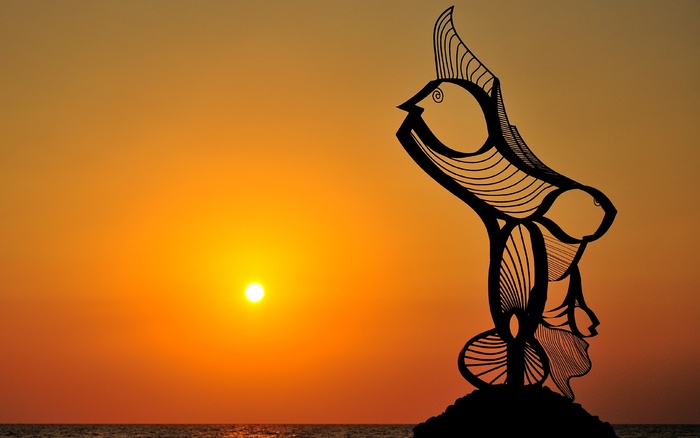 浪漫夕阳摄影