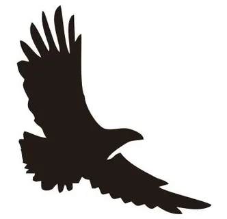 矢量老鹰剪影 矢量老鹰剪影
