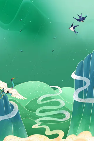 中式古典国潮来袭海报展板宣传背景图PSD设计PS模板素材