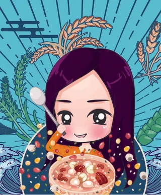 小女孩    卡通女孩     手绘女孩