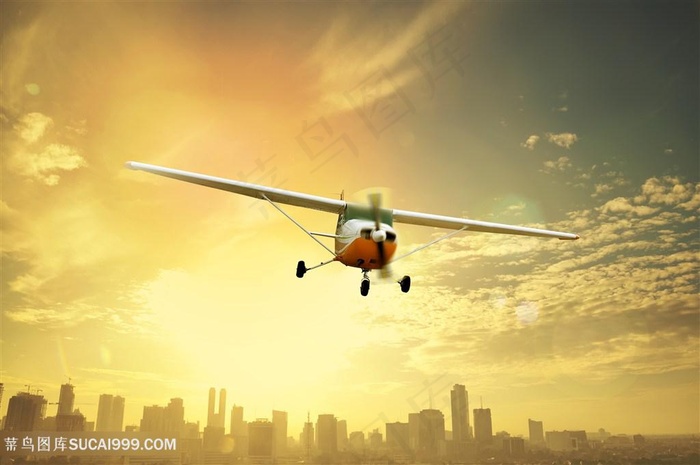 天空中飞翔的客机高清