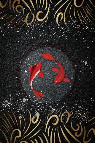 中国风国潮新中式PSD客厅龙纹图案故宫晶瓷轻奢芯画挂画素材设计