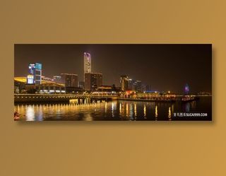 苏州月光码头夜景