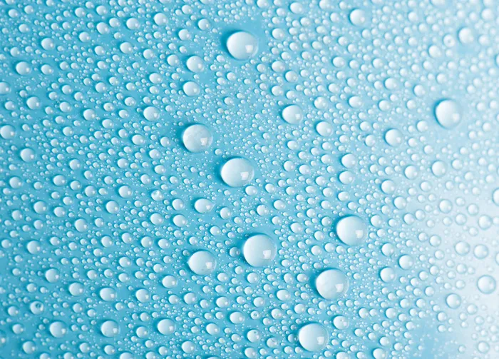 蓝色水珠背景图片下载