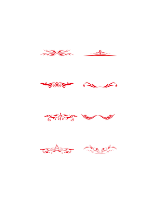 线条装饰素材_免扣 拷贝