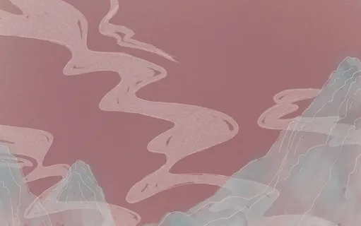 中国风复古国潮神话敦煌插画图案纸纹理肌理背景PSD设计模板素材