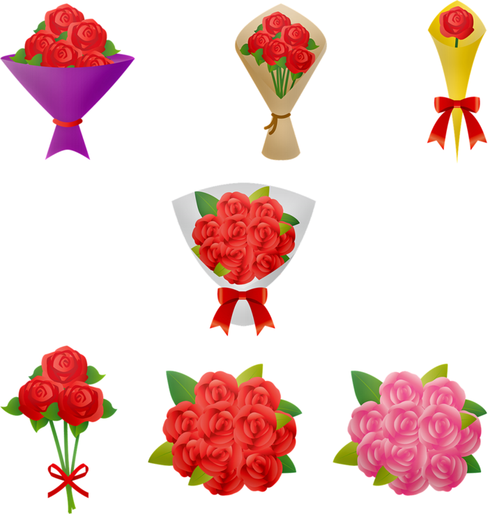 花朵玫瑰花图标素材