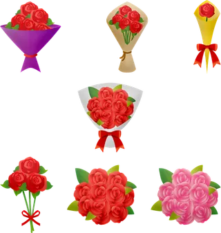 花朵玫瑰花图标素材