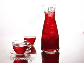 洛神梅子红茶纯饮