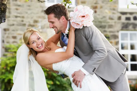 唯美温馨婚纱照图片