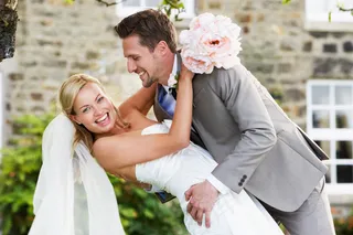 唯美温馨婚纱照图片