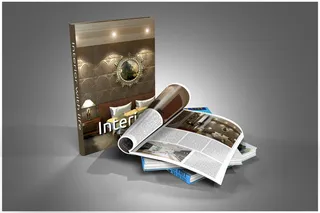 简约画册样机展示效果