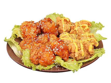 双色炸鸡块 双色炸鸡块