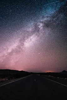 黑色星空摄影素材