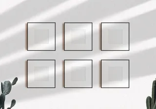 多张相框家居背景vi样机