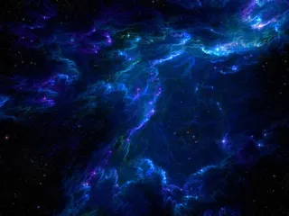 蓝色星空图片背景