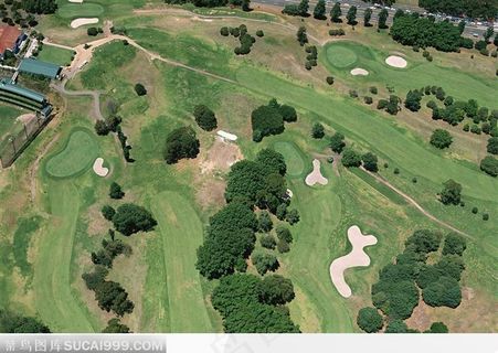 高尔夫球场全景