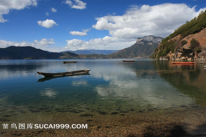 四川泸沽湖风景摄影
