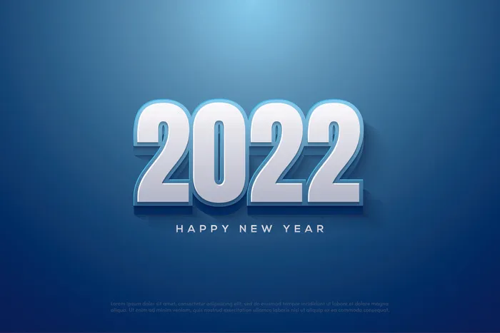 2022创意艺术字体新年虎年圣诞节数字立体质感文字AI矢量设计素材eps,ai矢量模版下载