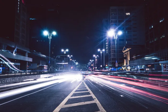 高清唯美城市夜景街景