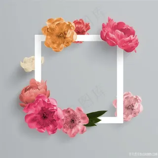 鲜花边框图片 鲜花边框图片