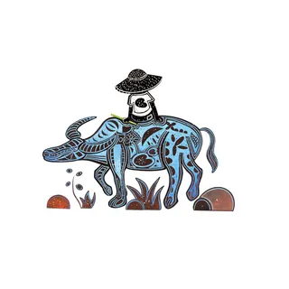  清明清明节卡通创意插画