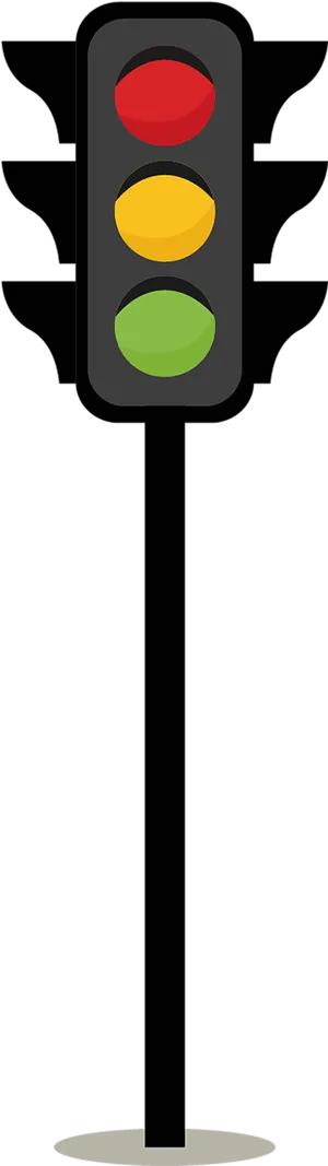 黑色信号灯卡通