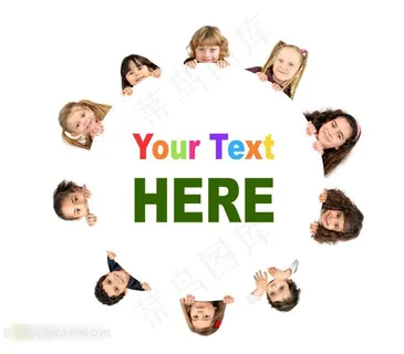 戴圣诞帽的儿童图片