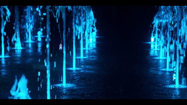 水, 喷雾, 光, 夜晚, 液体, 流动