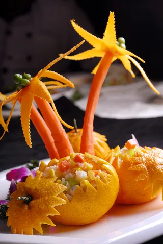 XCXC0396橙香鲈鱼盏