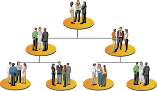 彩色矢量卡通商务团队人物 免抠