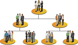 彩色矢量卡通商务团队人物 免抠