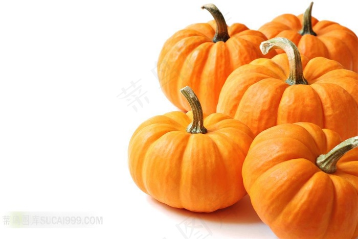 新鲜南瓜高清摄影图