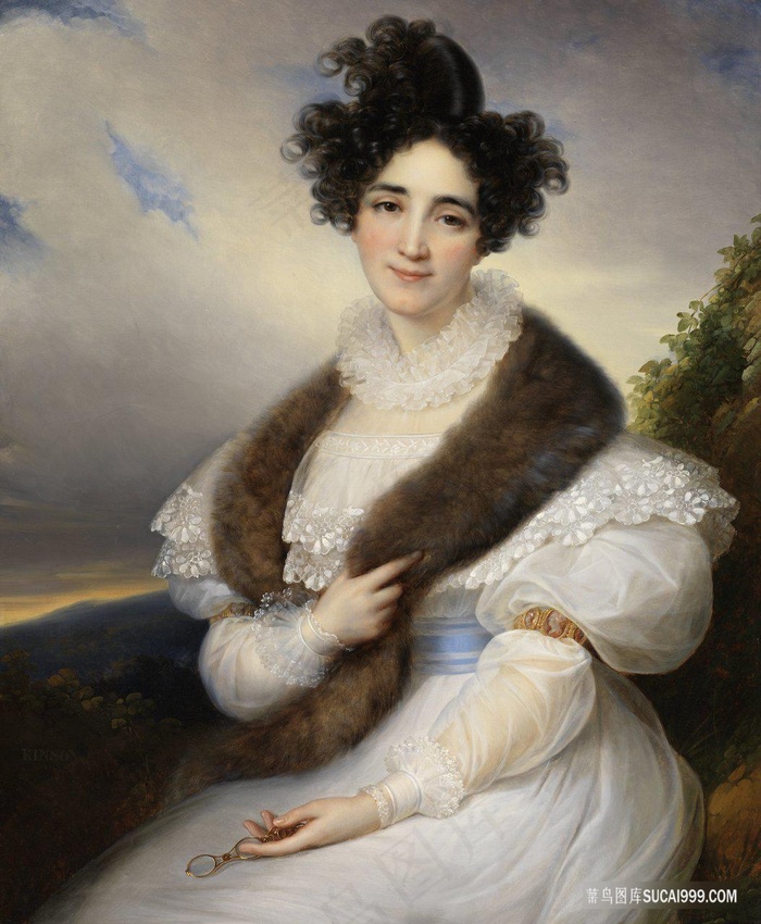 弗朗索瓦·约瑟夫·金森—玛丽·约瑟芬·拉方特·波彻肖像