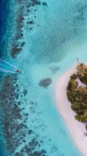 清澈海水俯视图 清澈海水俯视图