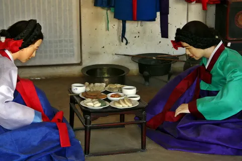 韩国人物蜡像图片