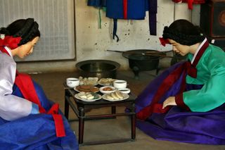 韩国人物蜡像图片