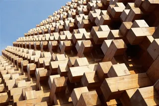 时尚木质建筑大图