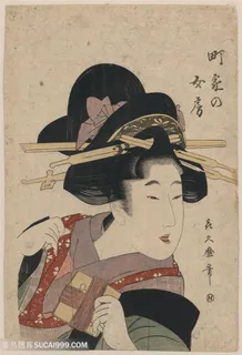 高清浮世绘日女歌姬