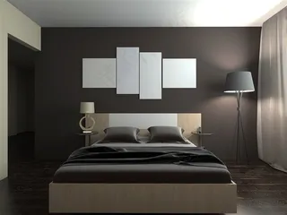 时尚清新卧室装修素材