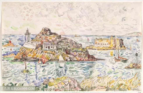 河的入口唯美油画装饰画 河的入口唯美油画装饰画