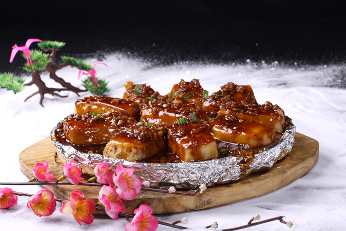 铁板酱烧豆腐 (1)