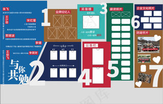 照片文化墙 校园文化墙