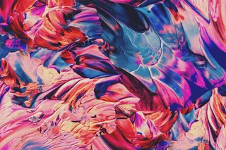 抽象艺术油漆颜料混色流体简笔背景