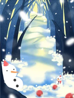 圣诞节幽静小路海报